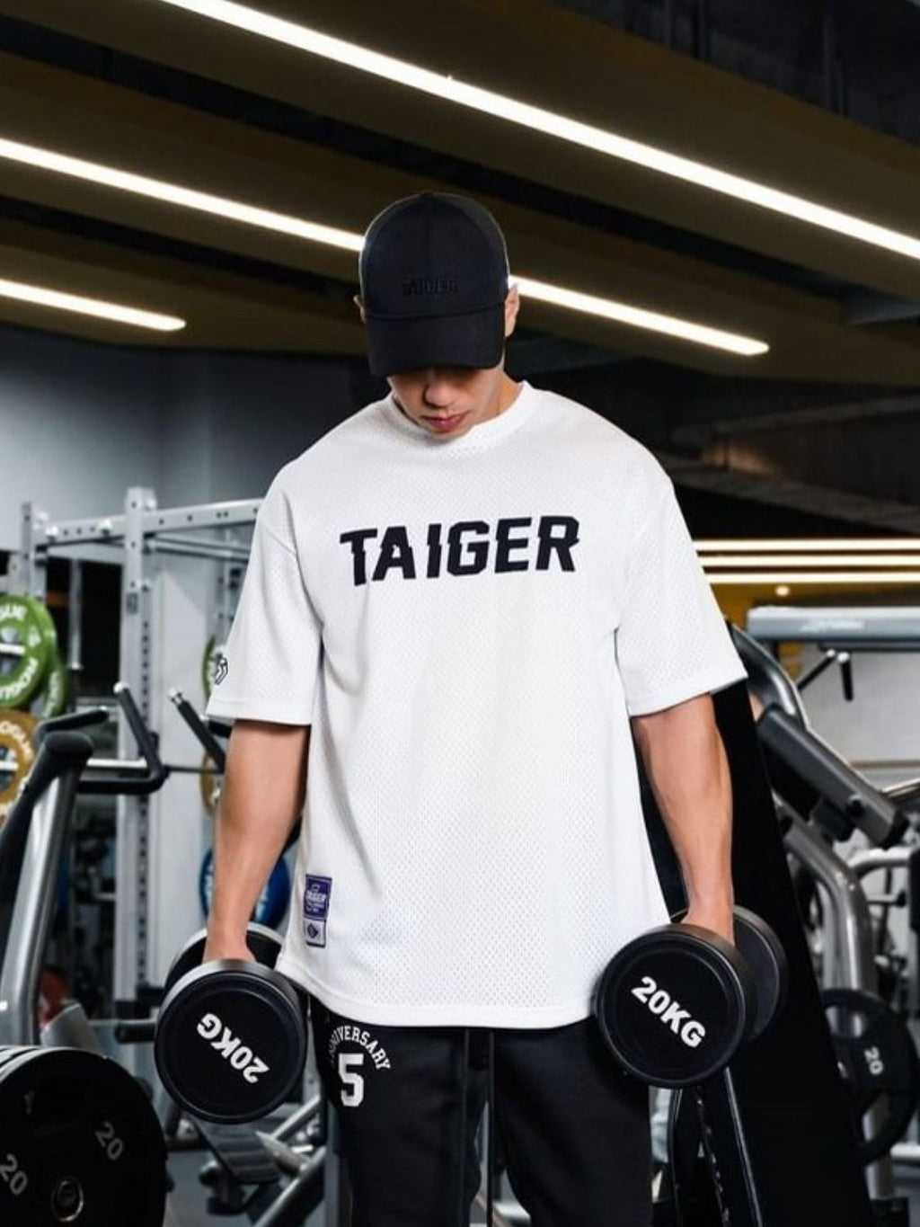Men's Plus Size Letter Graphic Round Neck Half Sleeve T-Shirt