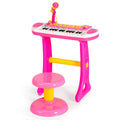 31-Key Kids Piano Keyboard Toy with Microphone and Multiple Sounds for Age 3+-Pink