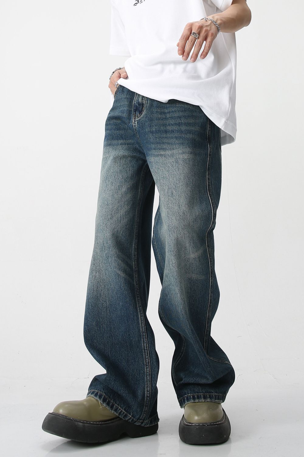 Bootcut Jeans with Pockets