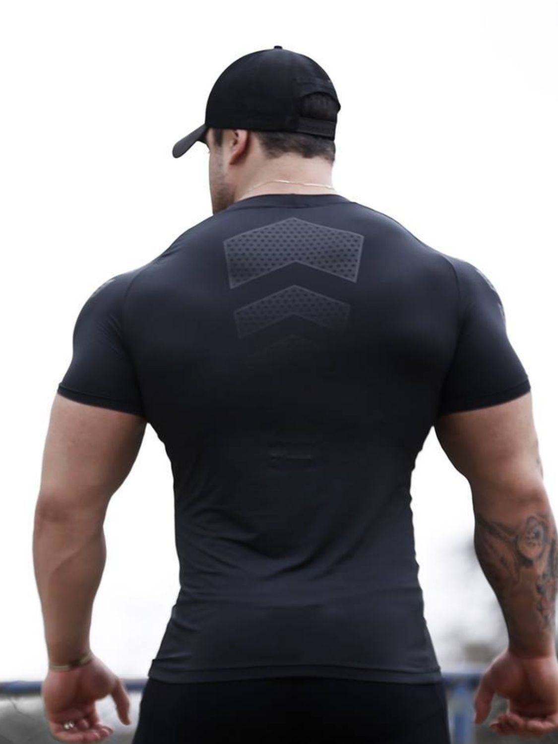 Men's Plus Size Round Neck Short Sleeve T-Shirt
