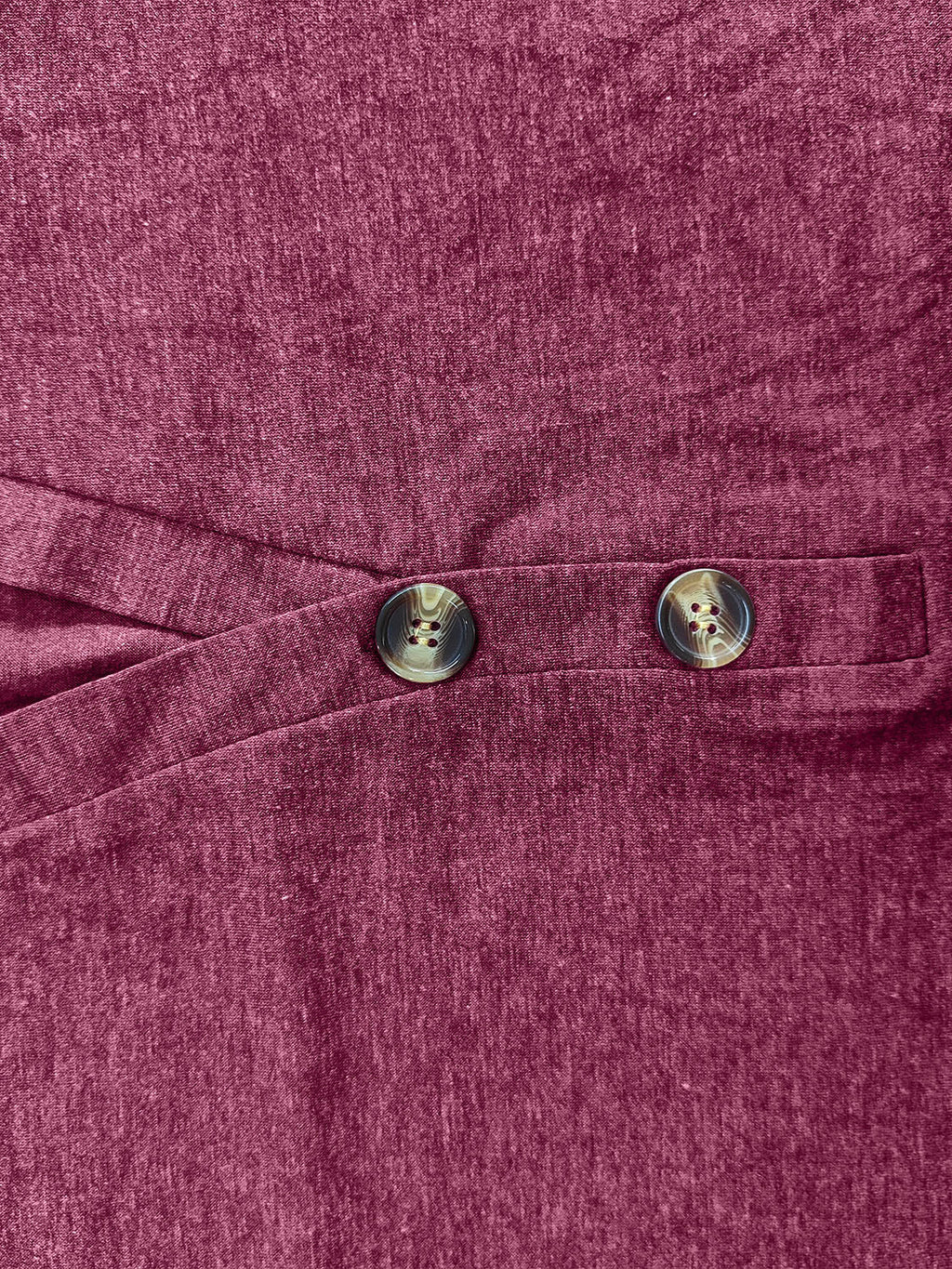 Full Size Notched Long Sleeve T-Shirt