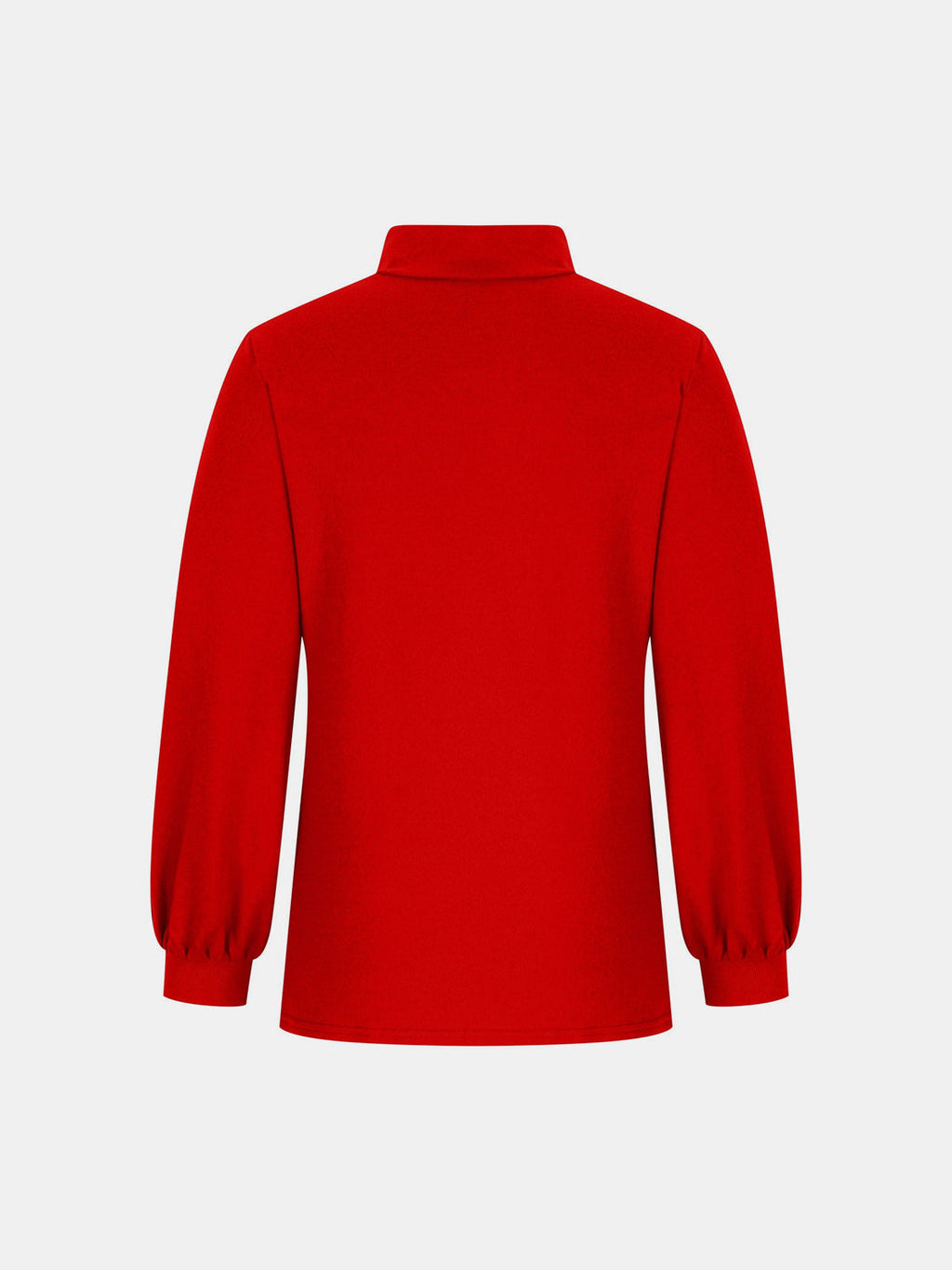 Full Size Mock Neck Long Sleeve T-Shirt