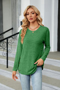 Round Neck Long Sleeve T-Shirt