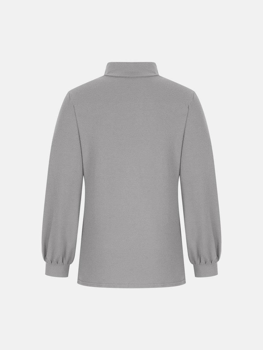 Full Size Mock Neck Long Sleeve T-Shirt