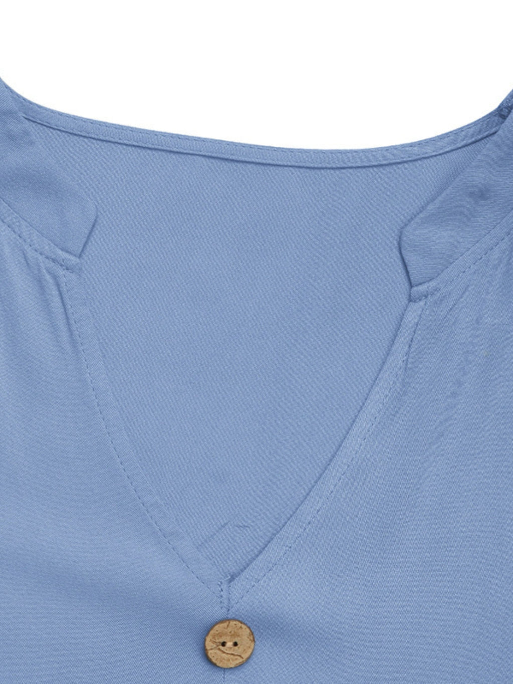 Notched Short Sleeve Tiered Midi Dress