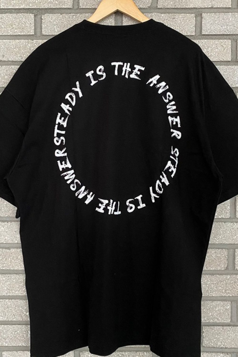 Men's Plus Size Letter Round Neck Half Sleeve T-Shirt