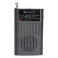Portable AMFM Radio with Built-In Speaker