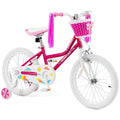 Kids Bicycle 18 Inch Toddler and Kids Bike with Training Wheels for 6-8 Year Old Kids-Pink