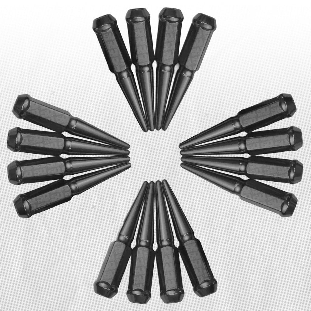 12x1.25mm Extended Spike Lug Nuts - 60 Degree Taper Seat