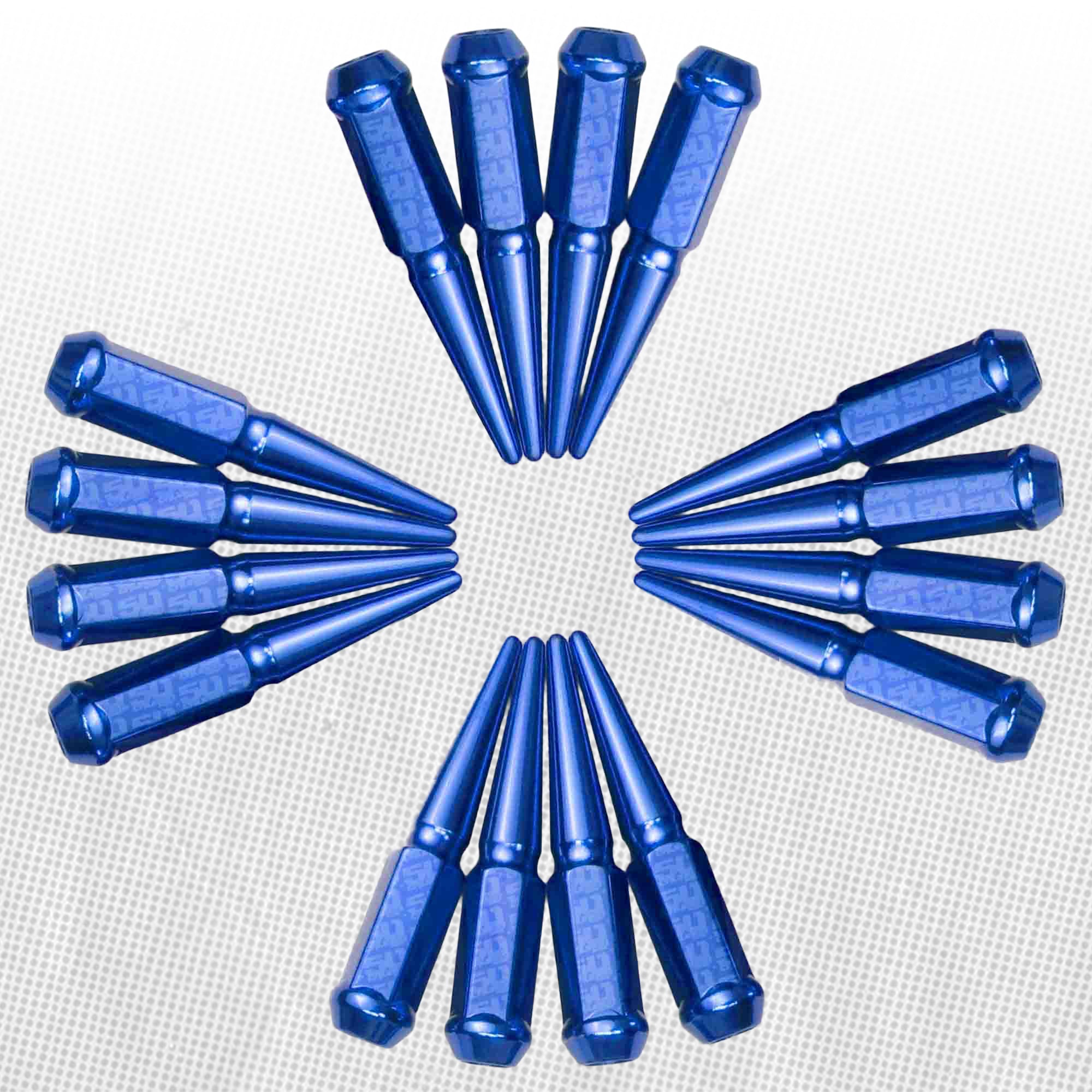 12x1.25mm Extended Spike Lug Nuts - 60 Degree Taper Seat