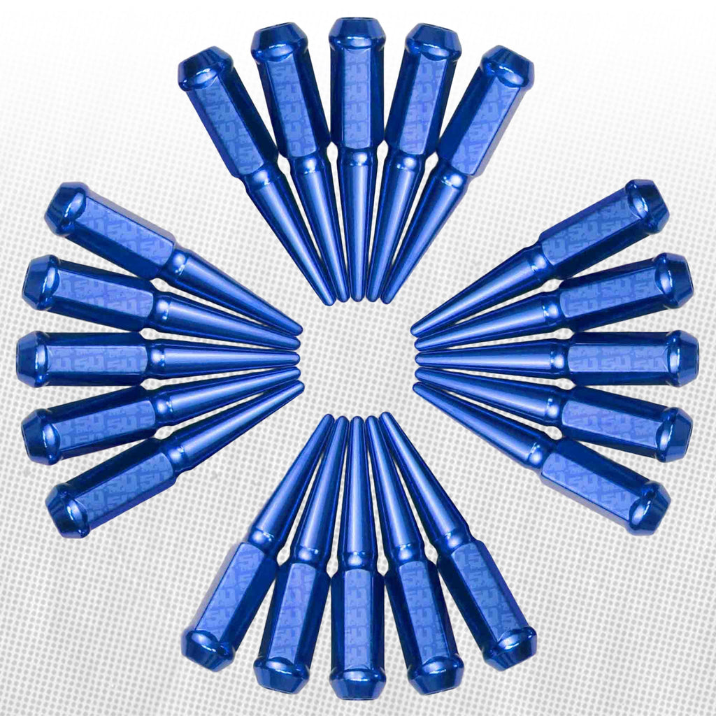 1/2 Inch Extended Spike Lug Nuts - 60 Degree Taper Seat