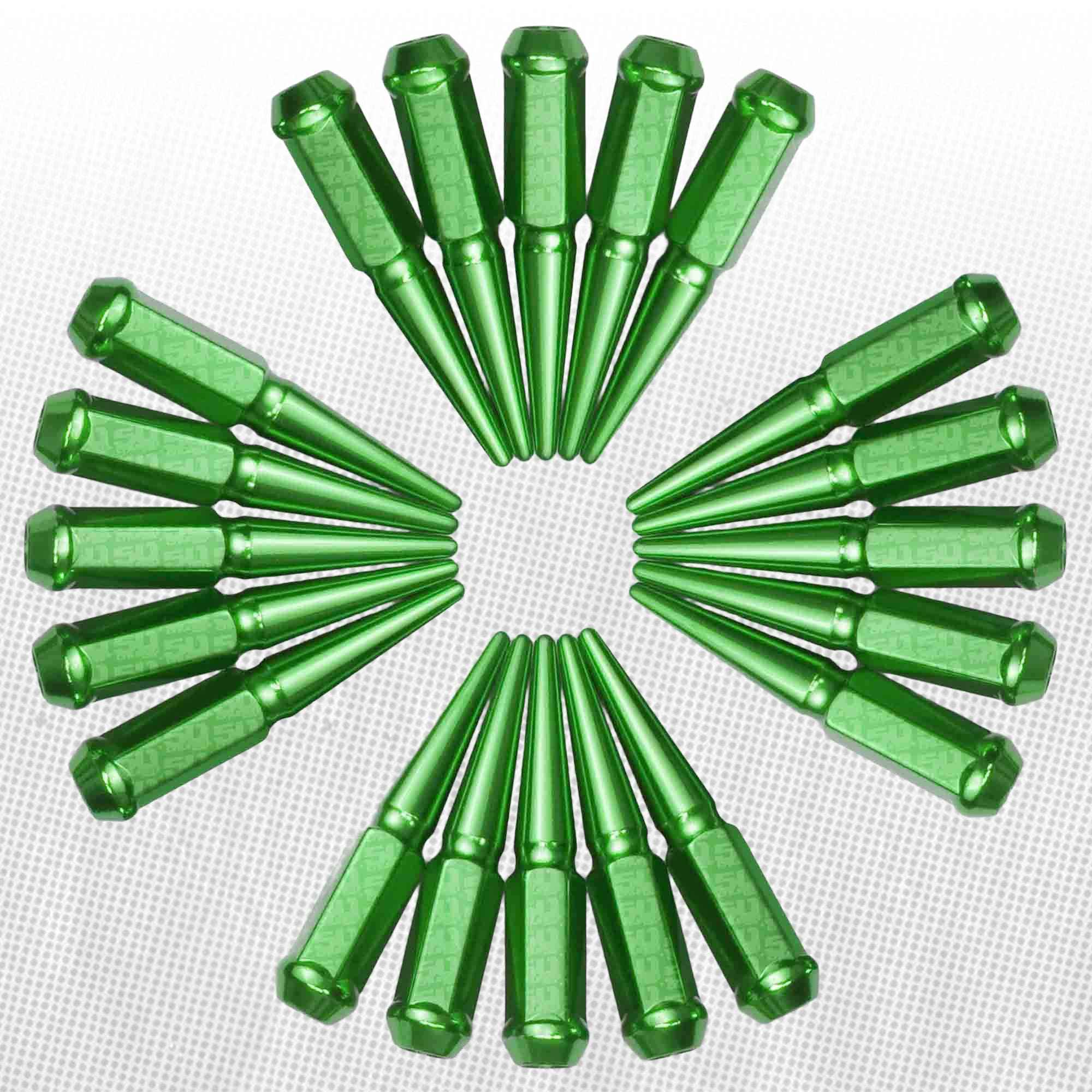 14x2.0mm Extended Spike Lug Nuts - 60 Degree Taper Seat