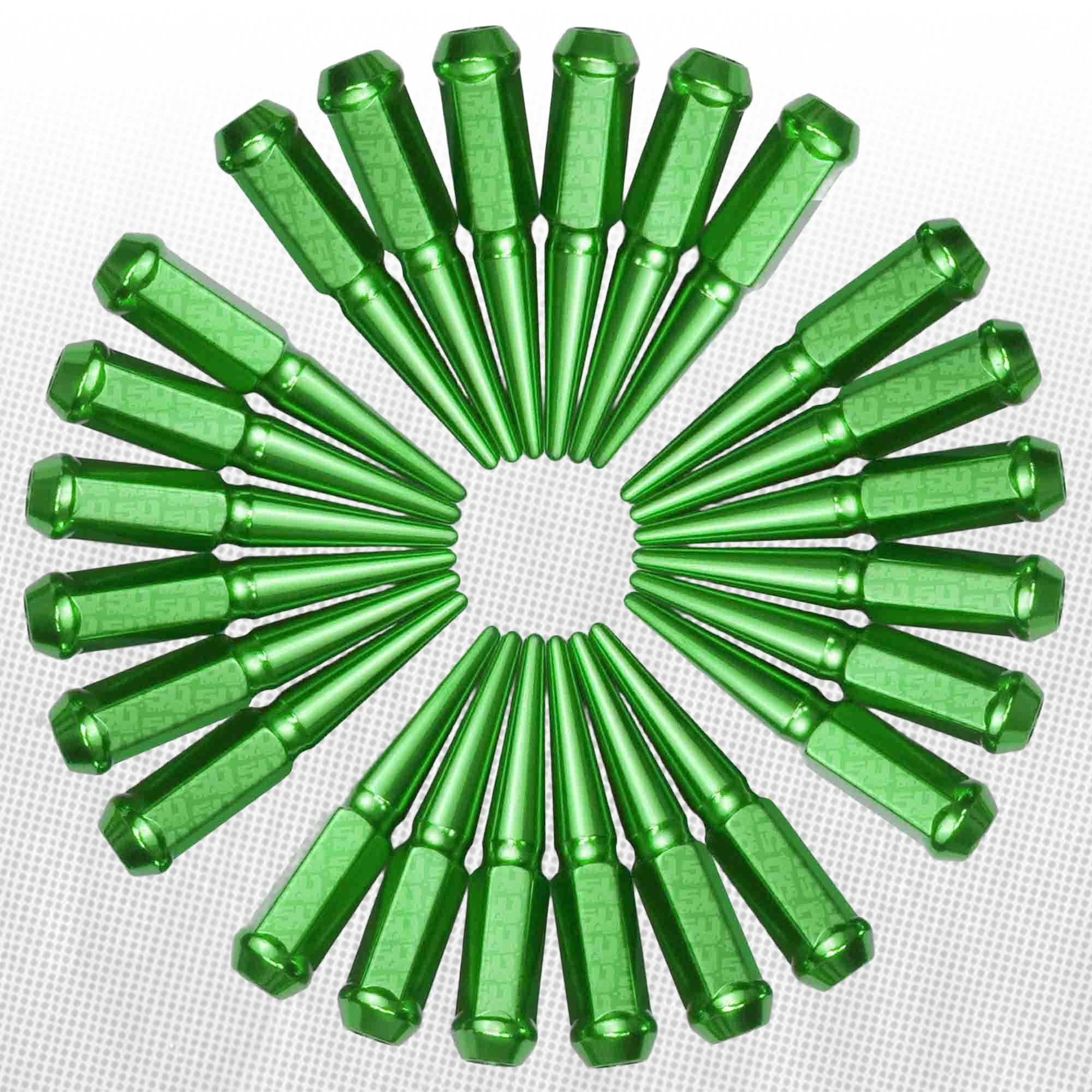 1/2 Inch Extended Spike Lug Nuts - 60 Degree Taper Seat