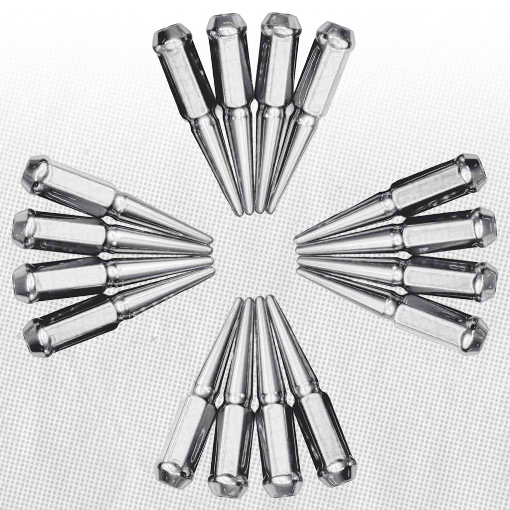 14x2.0mm Extended Spike Lug Nuts - 60 Degree Taper Seat