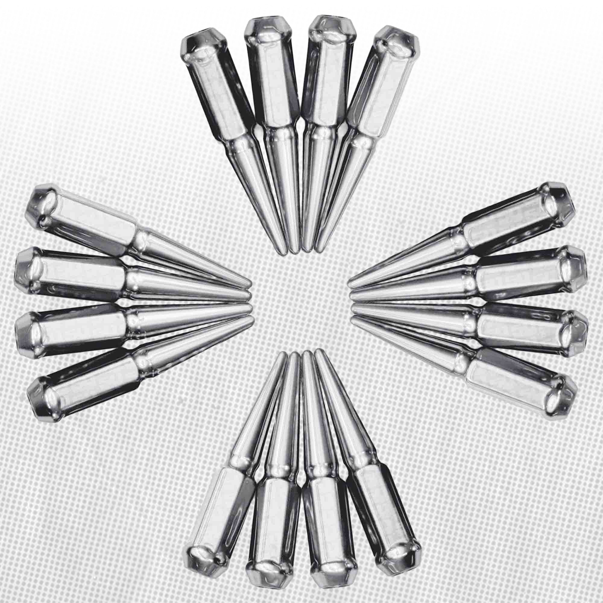 14x2.0mm Extended Spike Lug Nuts - 60 Degree Taper Seat