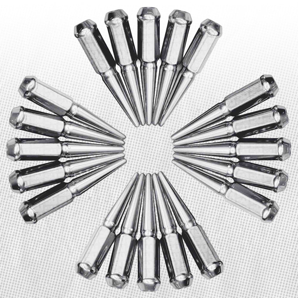 14x2.0mm Extended Spike Lug Nuts - 60 Degree Taper Seat