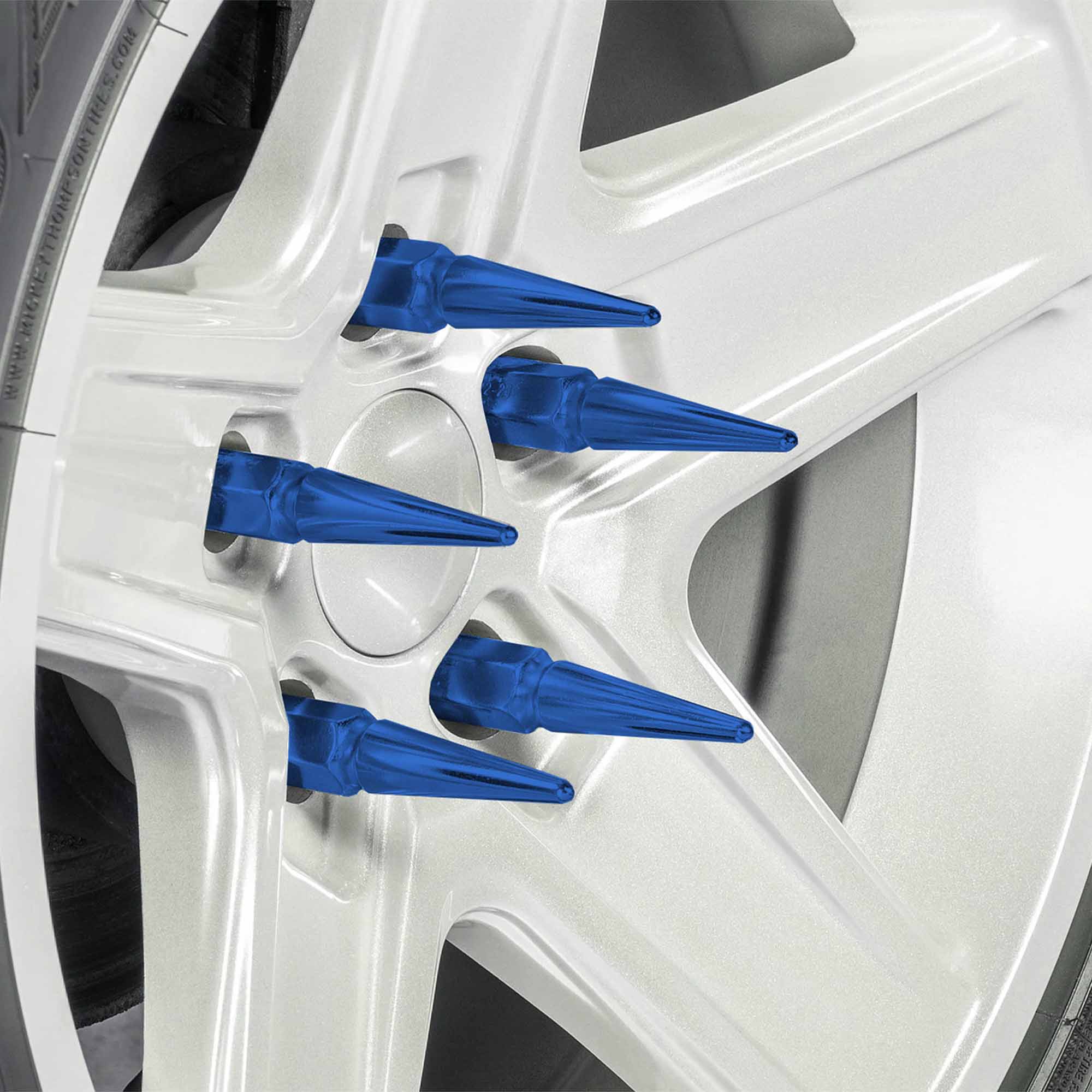 3/8-24 Extended Spike Lug Nuts - 60 Degree Taper Seat