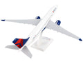 Airbus A330-900 Commercial Aircraft with Landing Gear "Delta Air Lines" (N401DZ) White with Blue and Red Tail (Snap-Fit) 1/200 Plastic Model by Skymarks