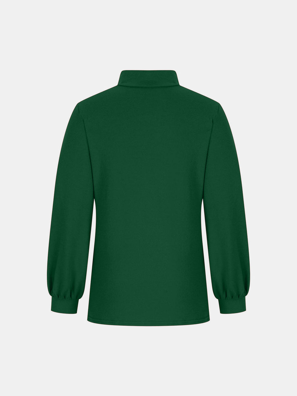 Full Size Mock Neck Long Sleeve T-Shirt