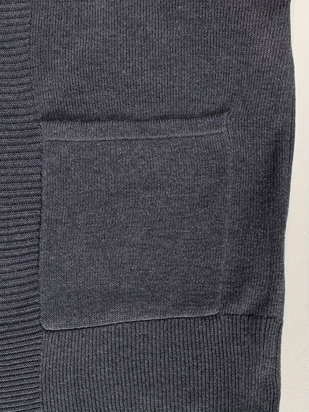 Open Front Long Sleeve Sweater Cardigan