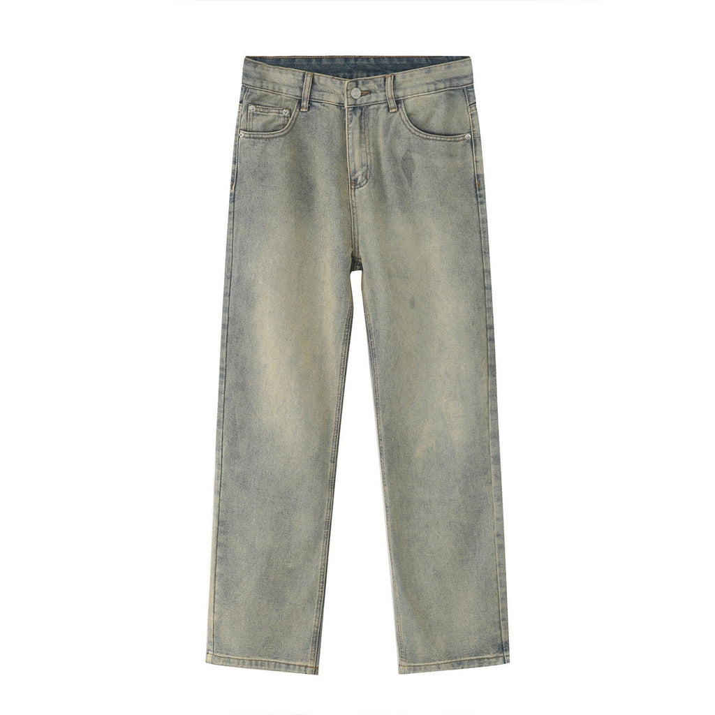 Straight Leg Jeans with Pockets