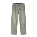 Straight Leg Jeans with Pockets