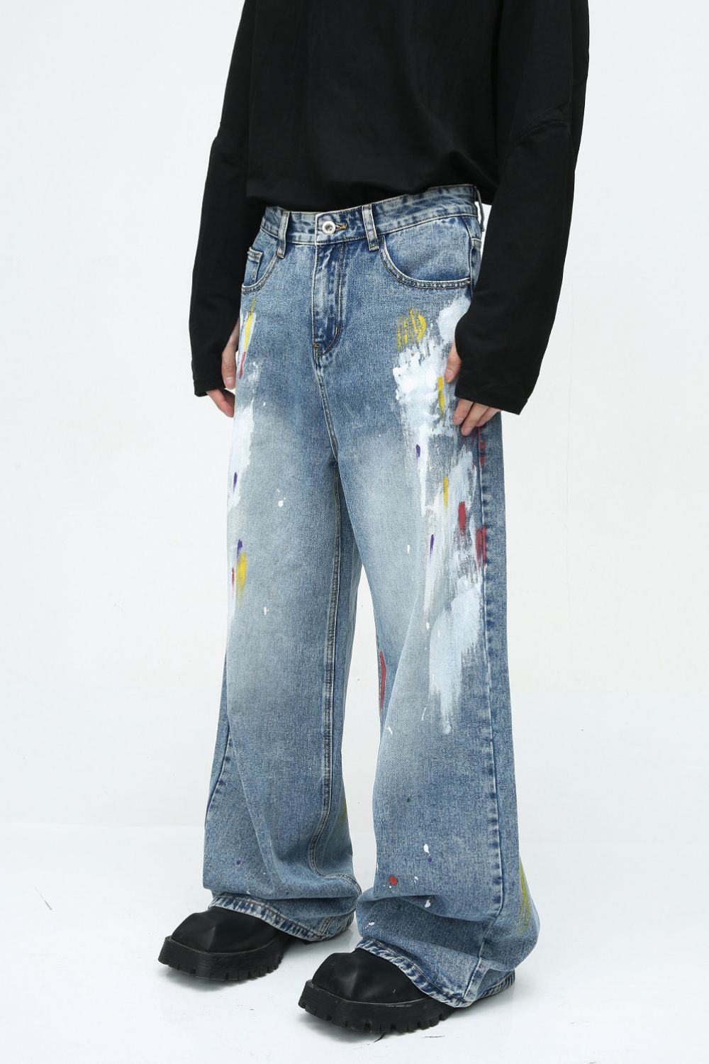 Painting Jeans with Pockets