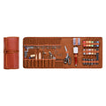 Leather Working Tools Kit 92 PCS Engraving Punching Stamping Sewing Tools