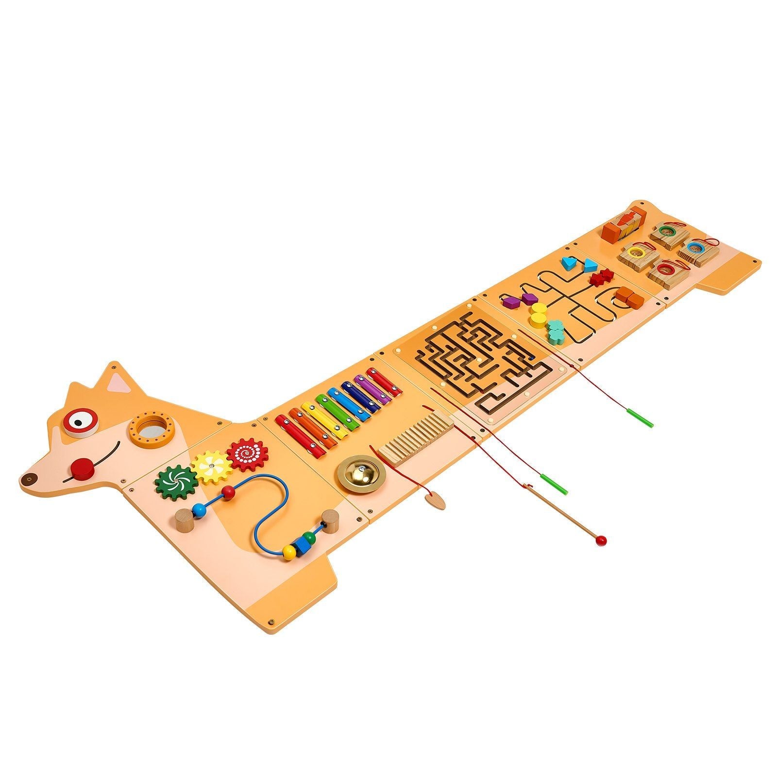 Puppy Activity Wall Busy Board Panels 12 Activities Sensory Wall Panel