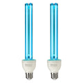 UV Light Bulb 2 Pack 25W Replacement Ultraviolet UVC Lamp with Ozone UVO Bulb