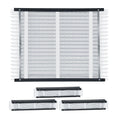 Air Filters MERV 13 Electrostatic Pleated HVAC Furnace Filter 4-Pack 20 x 25 x 4