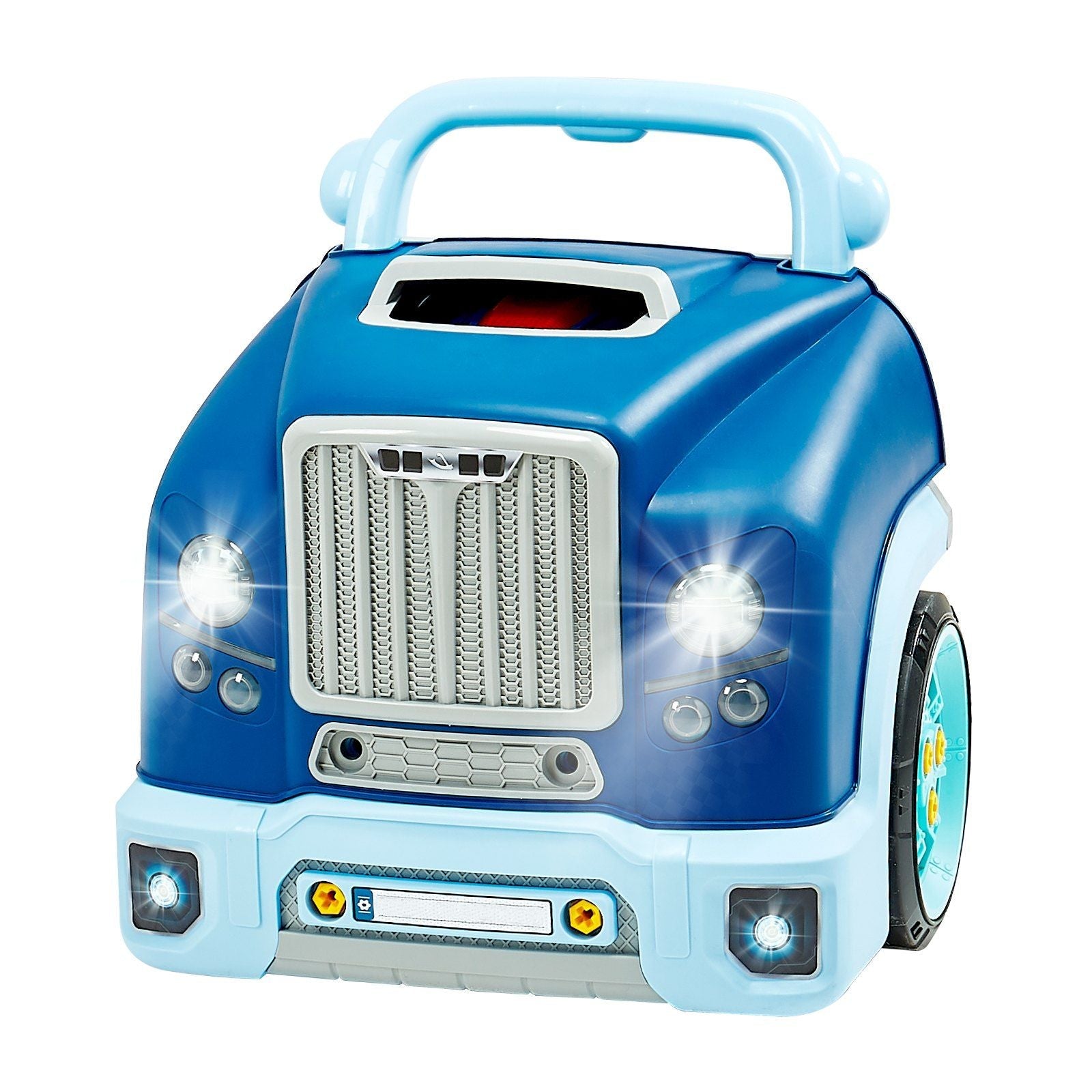 Engine Toy Kids Mechanic Car Repair Set with Removable Parts Blue