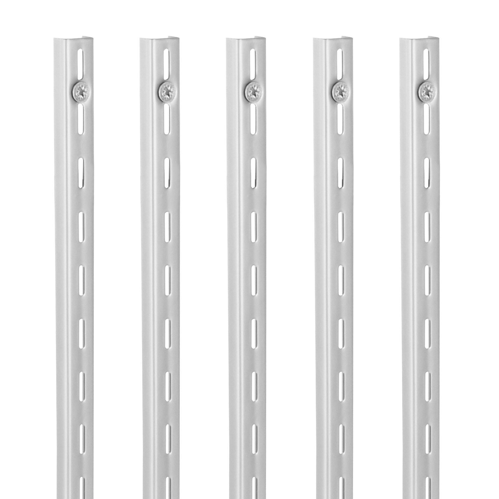 Shelf Track 39-inch 10 Pack Adjustable Steel Wall Mounted Shelf Pilaster