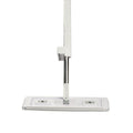 Flat Mop, Self Wringing, Microfiber Floor Cleaner with 4 Reusable & Washable Pads for Dry & Wet Floor Cleaning, Microfiber Flat Mop with Stainless Steel Handle for Hardwood Laminate Tile Vinyl