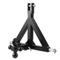 3 Point 2" Trailer Hitch Receiver Tractor Drawbar Quick Hitch Adapter for Kubota