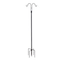 Double Shepherds Hook 8 Pack 60 Inch Heavy Duty Bird Feeder Pole
