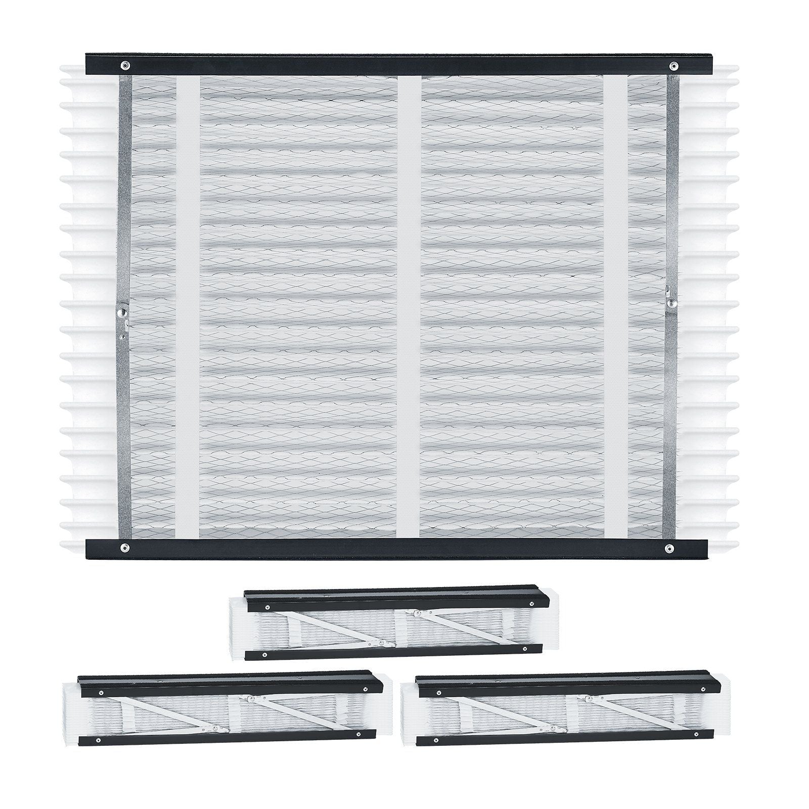 Air Filters MERV 11 Electrostatic Pleated HVAC Furnace Filter 4-Pack 20 x 25 x 4