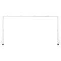 Over The Table Rod Stand with Clamps 28-98 in Length Adjustable Metal Party