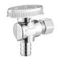 10 Pack Angle Stop Valve 1/2" PEX x 3/8" OD Compression 1/4 Turn Shut Off Valves