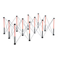 Portable Folding Workstand 6.12 x 4.14ft Collapsible Work Stand 4500lbs Capacity