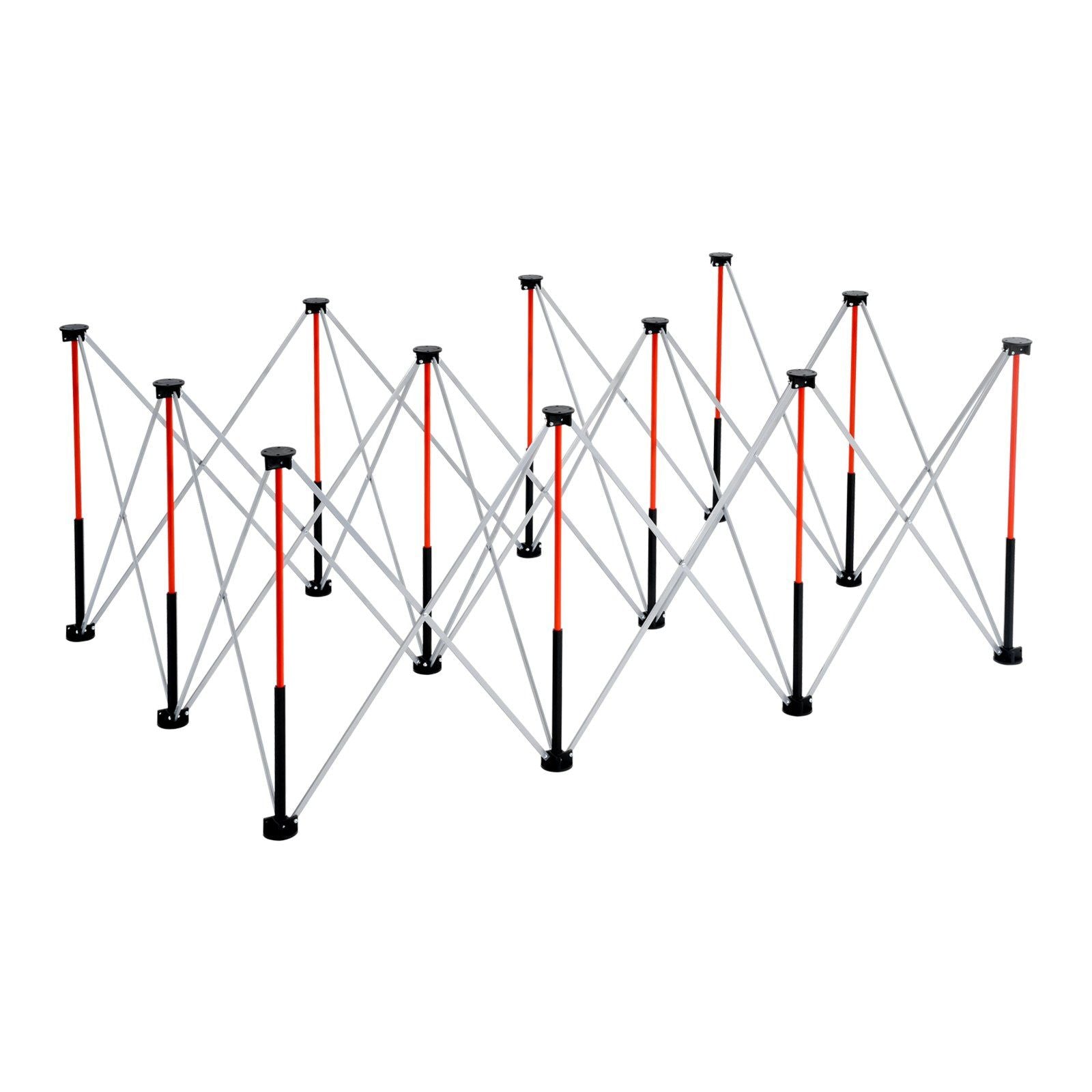 Portable Folding Workstand 6.12 x 4.14ft Collapsible Work Stand 4500lbs Capacity