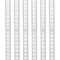 Shelf Track 36.3-inch 6 Pack Adjustable Steel Wall Mounted Shelf Pilaster