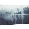 8 Pack Art Acoustic Panels 15.8 x 11.8 inch Self Adhesive for Home Forest