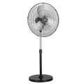 20" Industrial Pedestal Fan 3-Speed Oscillating Fan with Adjustable Height
