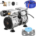 Pond Aerator, 550W Power 5.2CFM for Up to 1 Acre 50' Lake Includes 3/4 HP 100' Weighted Tubing & Diffuser, Air Compressor for Deep Water Oxygen Circulation, 1 Diffuser, Black