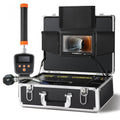 Sewer Camera with 512Hz Locator,100 ft/30 m, 7" Pipeline Inspection Camera with DVR Function, IP68 Camera with 12 Adjustable LEDs, A 16 GB SD Card for Sewer Line, Home, Duct Drain Pipe Plumbing