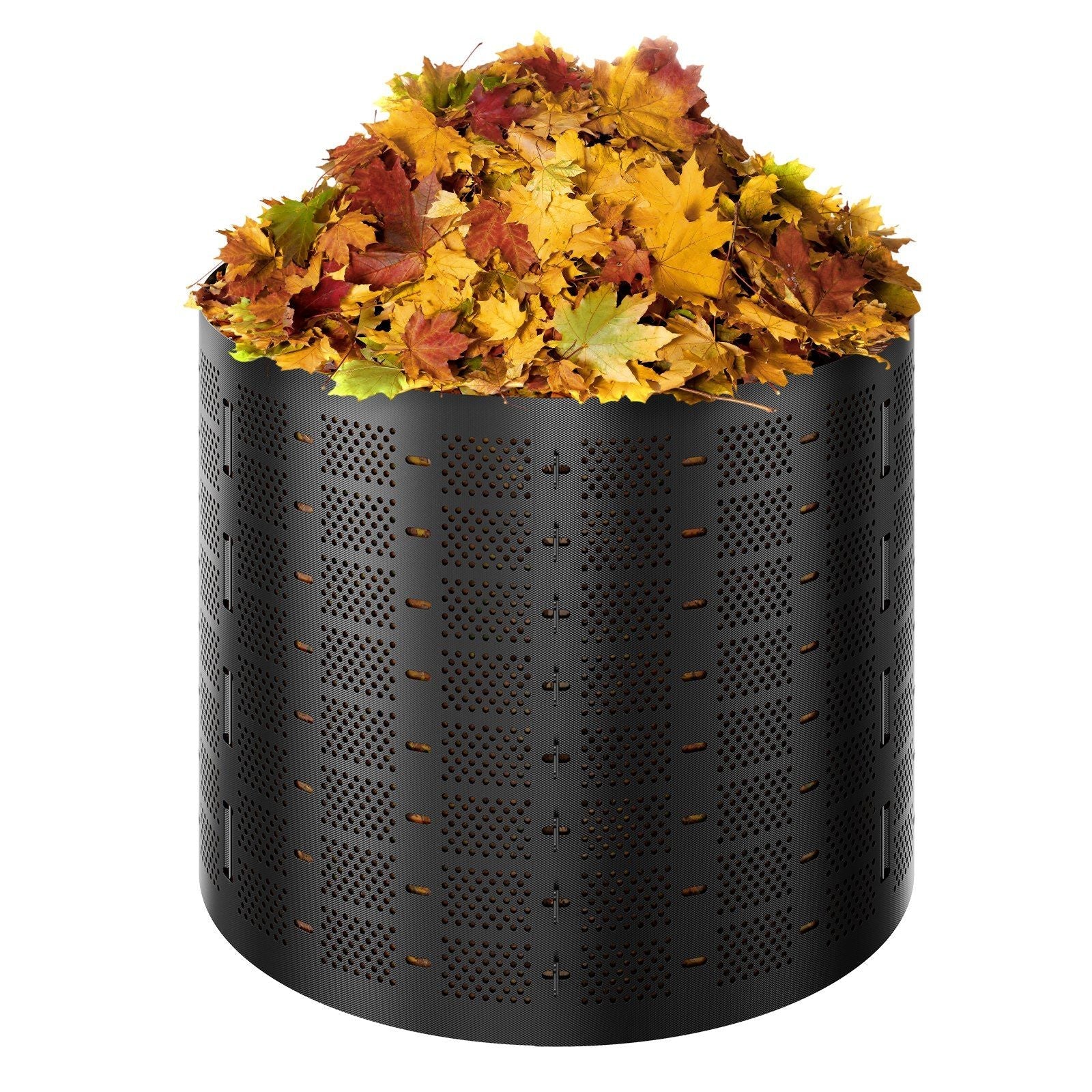 Compost Bin 220 Gallon, Outdoor Expandable Composter, Easy to Setup & Large Capacity Composting Bin, Fast Creation of Fertile Soil