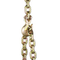 Binder Chain G80 Tie Down Tow Chain with Two Hooks 3/8" x 10.3' 7100 lbs