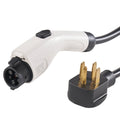 Level 2 Portable EV Charger, 32 Amp 240V, Electric Vehicle Charger with 28 ft Charging Cable NEMA 14-50P Plug, 16/20/24/32A Adjustable Current Plug-in Home EV Charging Station for SAE J1772 EVs