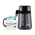 Water Distiller, 4L 1.05 Gallon Pure Water Purifier Filter For Home Countertop, 750W Distilled Water Maker, Stainless Steel Interior Distiller Water Making Machine to Make Clean Water, Gray